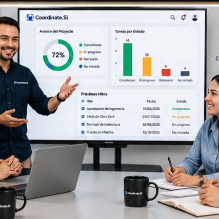 Gestiona proyectos como Pro con Coordinate.Si